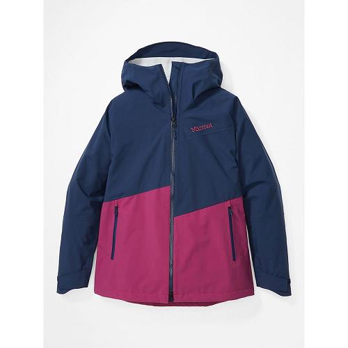 Marmot EVODry Clouds Jackets - Womens Rain Jacket Navy CA9357186 Canada